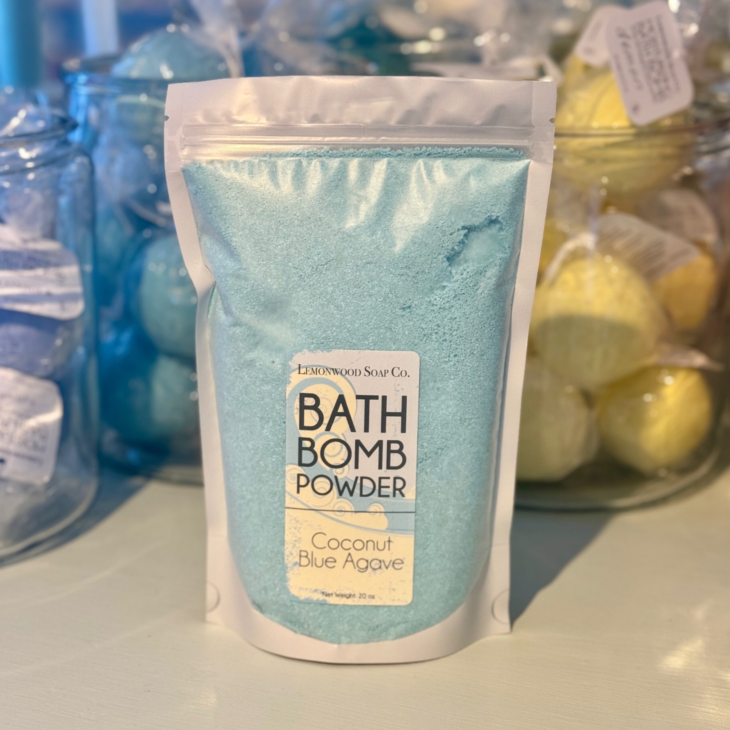 Coconut Blue Agave Bath Bomb Powder