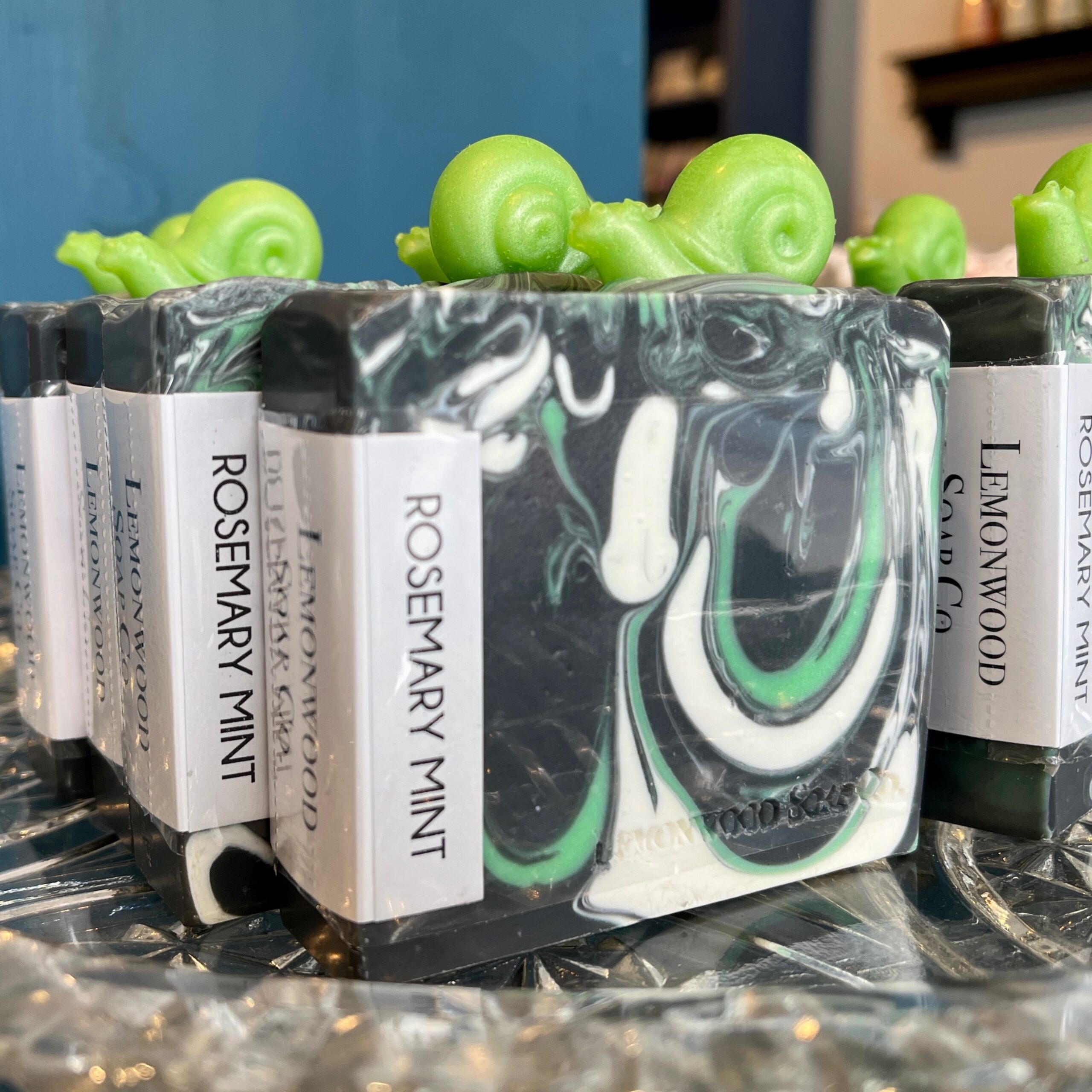 Rosemary Mint Snail Bar Soap