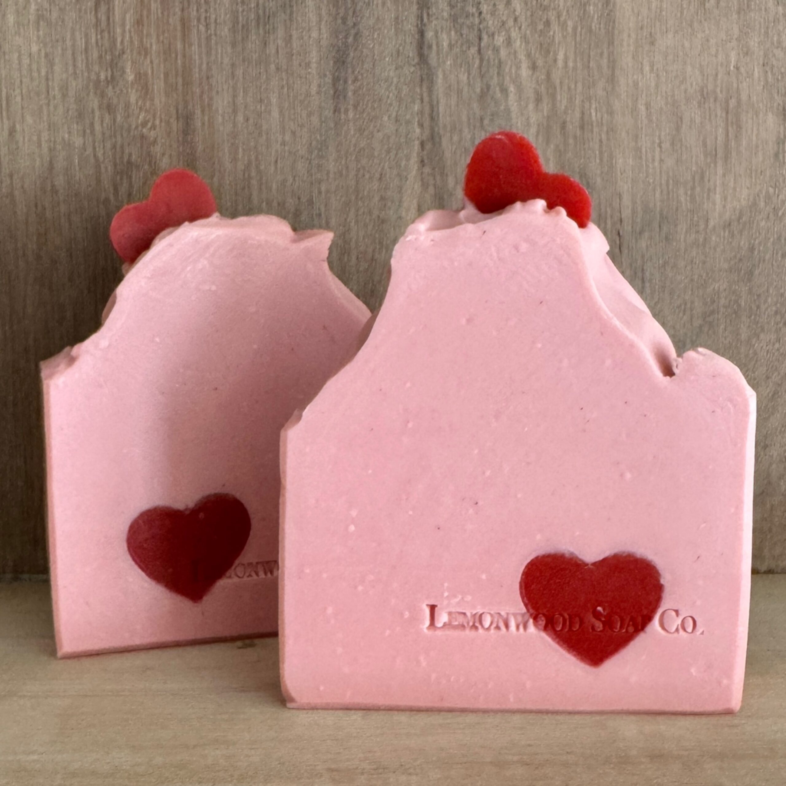 Rose (Pink Heart) Bar Soap
